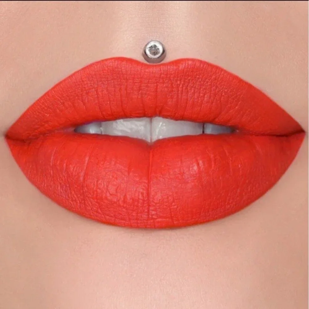 Jeffree Star PRICK Velour Liquid Lipstick Bright Orange Matte Makeup 0.19 oz NEW